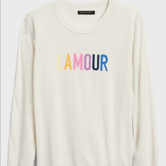 Banana Republic L’Amour Sweat Shirt - Picture 1 of 7